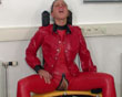 Toy rubberhand fucking machine and sybian